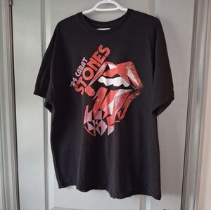 Rolling Stones Hackney Diamonds 2024 Tour Mens XL Black Short-Sleeve. Pre-owned